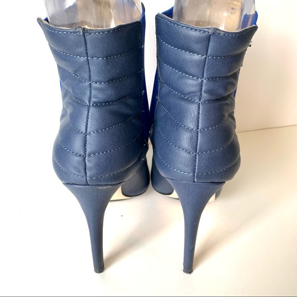 GX By GWEN SEFANI Navy Blue Booties—SZ. 7.5 - Picture 7 of 15